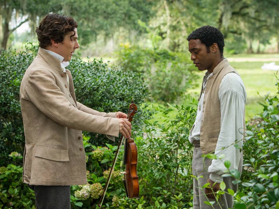 Benedict Cumberbatch as Ford and Chiwetel Ejiofor as Solomon Northup