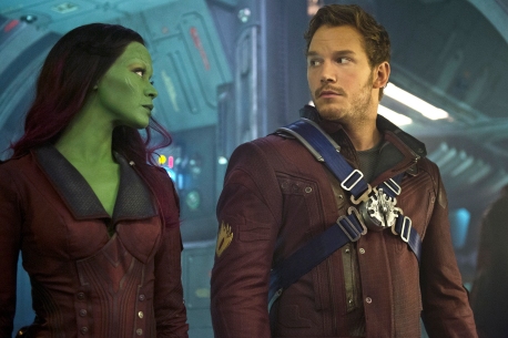 Gamora (Zoe Saldana) and Star-Lord (Chris Pratt) – just two of the Guardians of the Galaxy